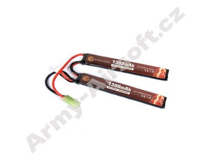 Baterie Li-Po Ultra Power CQB 7,4V 1300mAh 20/40C - Evolution Airsoft  Airsoft