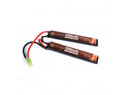 Baterie Li-Po Ultra Power CQB 7,4V 2000mAh 20/40C - Evolution Airsoft  Airsoft