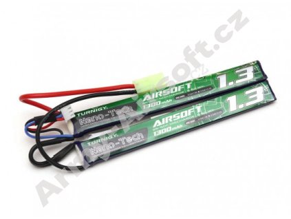 Akumulátor Li-Pol 7.4V/1300mAh Nano-Tech CQB - TURNIGY  Airsoft