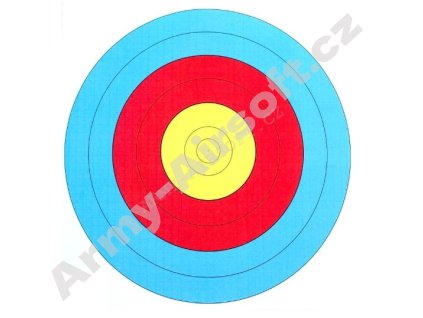 Papírový terč 20x20 cm  Luky