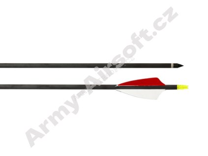 BLACK karbonový šíp 762 Peří  Luky