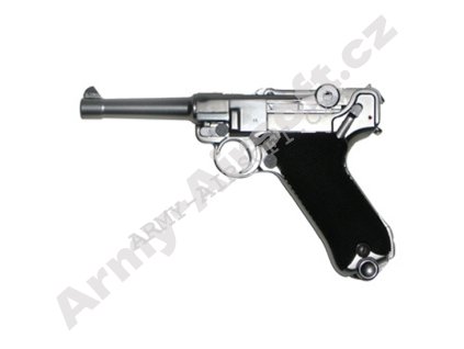 P.08 short Stainless kov WE  Airsoft