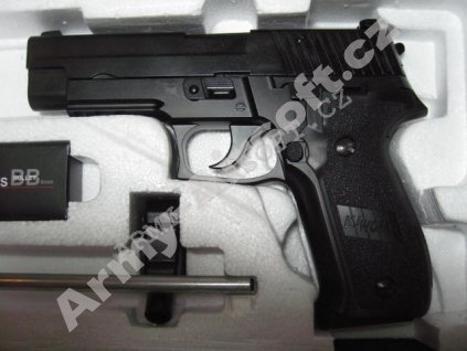 P226 - plyn, celokov, BlowBack - KJ Works  Airsoft