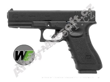 Glock 17 - kovový závěr, blowback, Gen.4 - WE  Airsoft