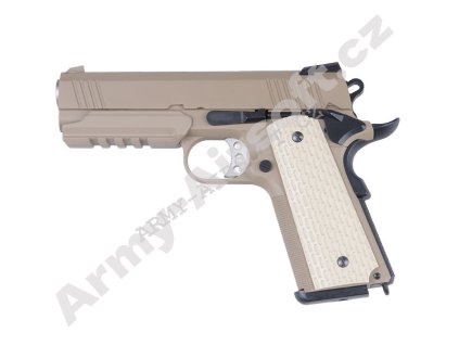 Desert Warrior 4.3 OPS, celokov, blowback - WE  Airsoft