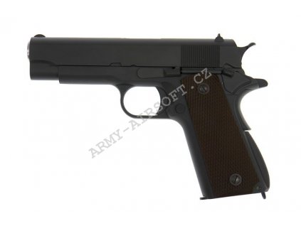 Airsoft pistole 1911 A1 4.3” - plyn, blowback, celokov, zásobník - WE  Airsoft