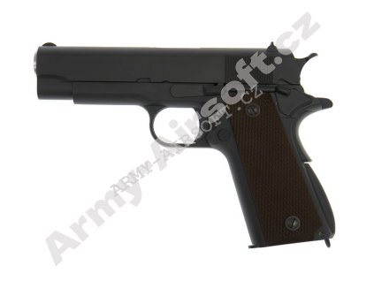 Airsoft pistole 1911 A1 4.3” - plyn, blowback, celokov, zásobník - WE  Airsoft
