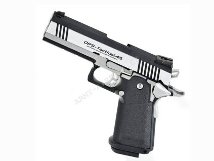 Airsoft pistole Hi-Capa 4.3 Custom Dual Stainless, GBB - Tokyo Marui  Airsoft