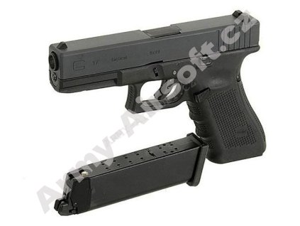 Airsoft pistole R17 (G001B-B) Gen4, kovový závěr, blowback - CZ vlajka - WE  Airsoft