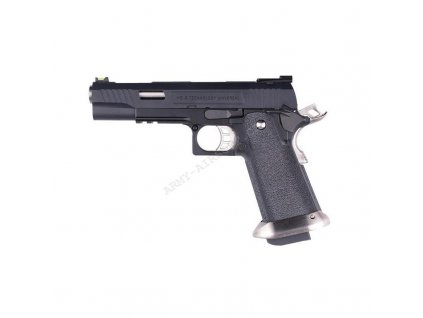 Airsoft pistole HI - CAPA 5.1. WET REX Long, blowback - černý - WE  Airsoft