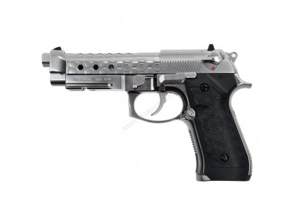 Airsoft pistole M92 HEX CUT Silver - WE  Airsoft