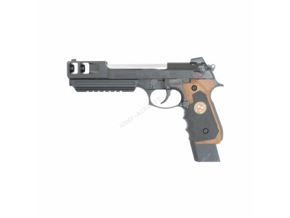 Airsoft pistole M92 BioHazard Extended Comp. - WE  Airsoft