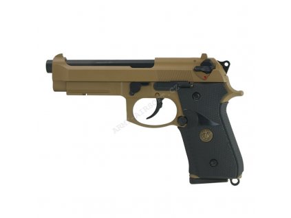 Airsoft pistole M9A1 NAVY TAN - WE  Airsoft