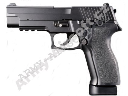 P226 E2 - CO2 verze, celokov, BlowBack - KJ Works  Airsoft