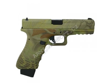 Action Combat 601, blowback, CO2 (ACP601) - Kryptek Mandrake [APS]  Airsoft