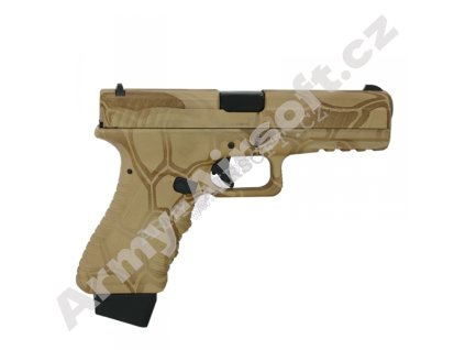 Action Combat 601, blowback, CO2 (ACP601) - Kryptek Nomad  Airsoft