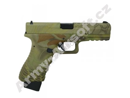 Action Combat 601, blowback,CO2 (ACP601)- Kryptek Highlander Airsoft