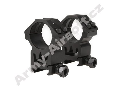 Montážní kroužky vysoké s podhledem 30 mm - Theta Optics  Airsoft