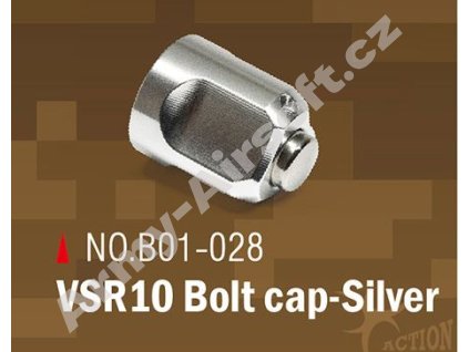 Airsoft  CNC hliníková krytka závěru pro VSR-10 - stříbrná - Action Army  Airsoft