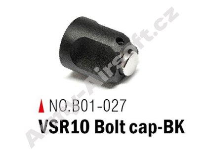 Airsoft CNC hliníková krytka závěru pro VSR-10 - ČERNÁ - Action Army  Airsoft