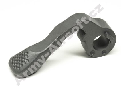 Airsoft CNC ocelová natahovací páka pro VSR-10 pro leváky - ČERNÁ - Action Army  Airsoft