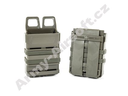 Sumka Black River FastMag L MOLLE 2x zásobník (zelená) - Evolution Airsoft  Airsoft