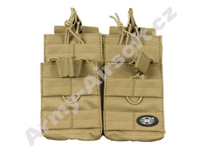 Sumka MODULAR na zásobníky dvojitá 4 kapsy Coyote- MFH  Airsoft