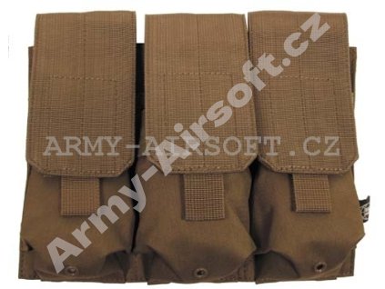 Sumka MOLLE zásobníková 3xM16/M4 písková, MFH  Airsoft