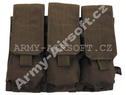 Sumka MOLLE zásobníková 3xM16/M4 zelená, MFH  Airsoft
