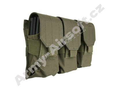 Sumka MOLLE zásobníková 3xM16/M4 zelená - GFC  Airsoft