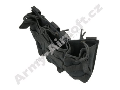 Sumka MOLLE zásobníková 3xM16/M4 CQB Black - GFC  Airsoft