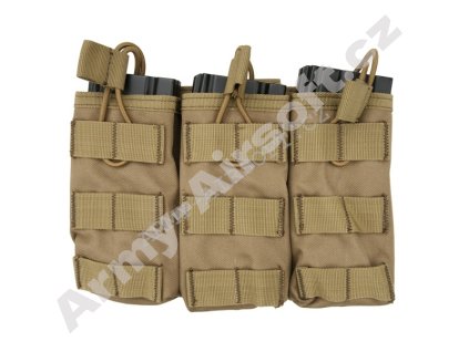 Sumka MOLLE zásobníková 3xM16/M4 CQB TAN - GFC  Airsoft