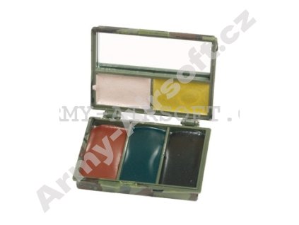 Barvy maskovací KRABIČKA 5 barev se zrcátkem  Airsoft