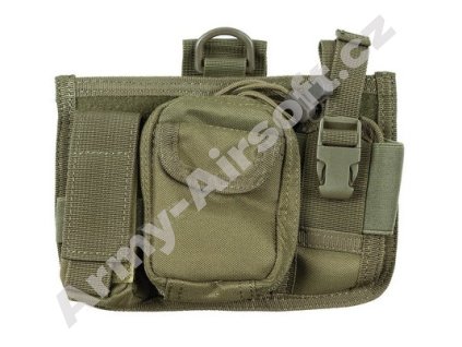 Panel MOLLE 3 kapsy Zelený - MFH  Airsoft