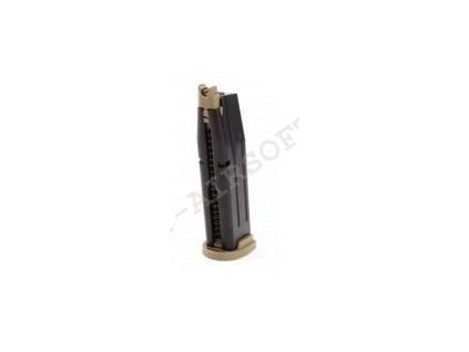 Plynový zásobník pro SIG F17/F18 (M17/M18) na 20 ran - BK/TAN - WE  Airsoft