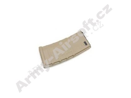 Polymerový zásobník PMAG pro M4 na 300 ran, točný - TAN -  E&C  Airsoft