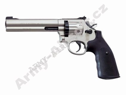 Vzduchový revolver Smith Wesson 686 6'' nikl - Umarex  Vzduchovky