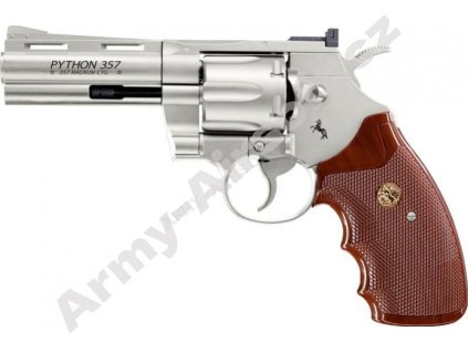 Vzduchový revolver Colt Python 4" nikl - Umarex  Vzduchovky