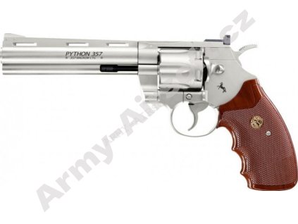 Vzduchový revolver Colt Python 6" nikl - Umarex  Vzduchovky