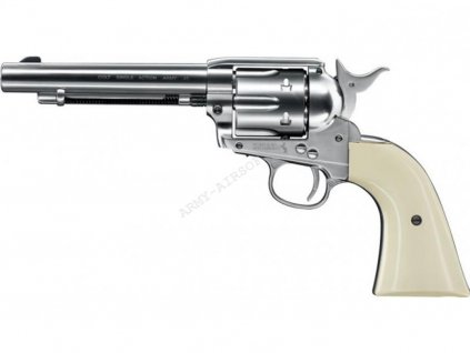 Vzduchový revolver Colt Single Action Army SAA .45 nikl - Umarex