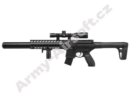 Vzduchový samopal Sig Sauer MCX Scope černý  Vzduchovky