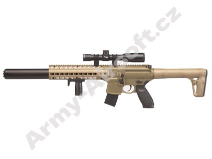 Vzduchový samopal Sig Sauer MCX Scope FDE  Vzduchovky