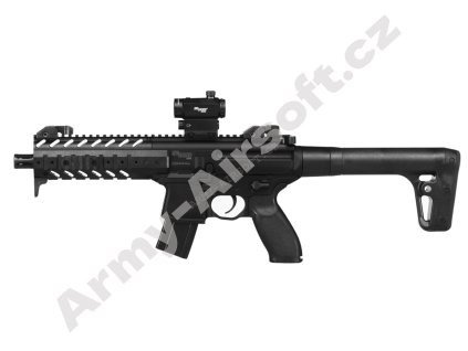 Vzduchový samopal Sig Sauer MPX Red Dot černý  Vzduchovky