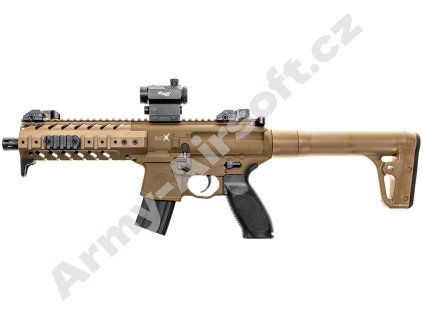 Vzduchový samopal Sig Sauer MPX Red Dot FDE  Vzduchovky