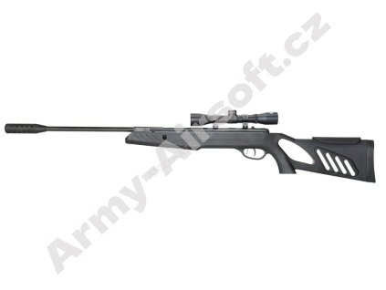 Vzduchovka Swiss Arms TAC 1 ressort 4,5mm Black 10J + 4X32 puškohled - CyberGun  Vzduchovky