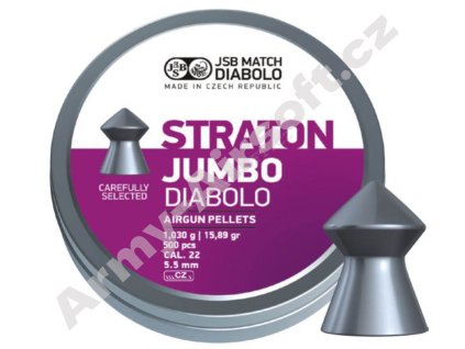 Diabolo JSB Straton Jumbo 500ks cal.5,5mm  Vzduchovky