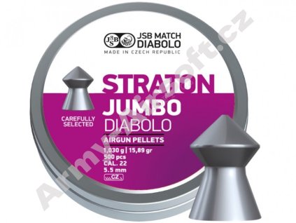 Diabolo JSB Straton Jumbo 250ks cal.5,5mm  Vzduchovky