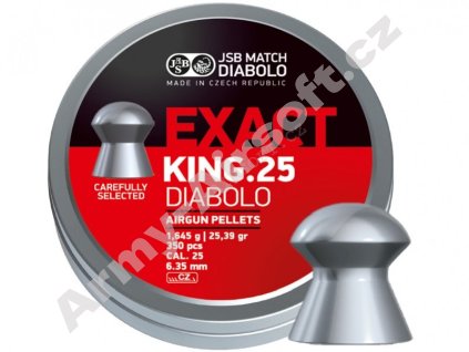 Diabolo JSB Exact King 150ks cal.6,35mm  Vzduchovky