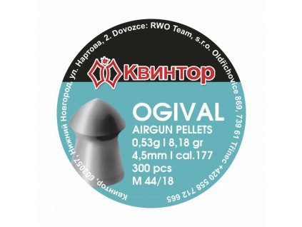 Diabolo Ogival cal.4,5mm - Kvintor