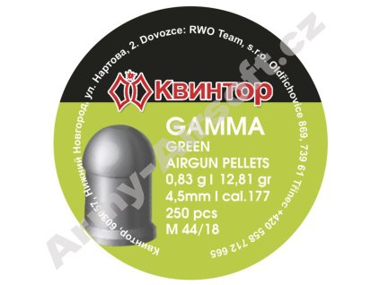Diabolky Gamma Green cal.4,5mm - Kvintor  Vzduchovky